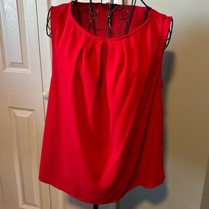 Red cotton polyester shell.
